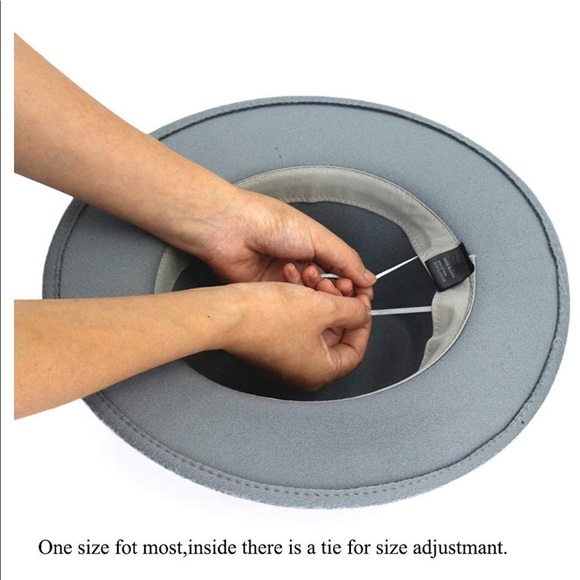 Fedora Hat with Belt Buckle - Picture 2 of 2